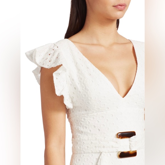 PATBO Belted Eyelet Midi Dress - Picture 5 of 5